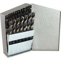 Triumph&reg; MRO Plus&reg; Jobber Length Drill Bit Set, 29 Pieces, High Speed Steel Auto-Cam