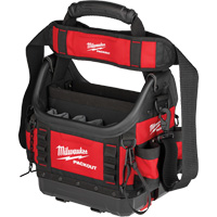 PackOut 10" Structured Tote, Ballistic Polyester, 35 Pockets, Red Auto-Cam