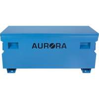 Jobsite Tool Box, 60" x 24" x 27-1/2", Steel, Blue Auto-Cam
