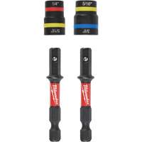 Jeu de tourne-&eacute;crous 2-en-1 Shockwave Impact Duty Quik-Clear, 5/16"/1/4"/3/8" prise, 2-1/2" lo, Magn&eacute;tique Auto-Cam