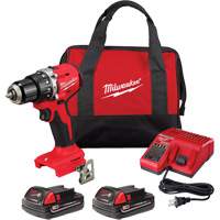 Ensemble perfomarteau/tournevis compact sans balai  M18, Lithium-ion, 18 V, Mandrin 1/2", Couple 550 lb-po Auto-Cam