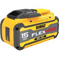 Flexvolt&reg; Max* Battery, Lithium-Ion, 20 V/60 V, 15 Ah Auto-Cam