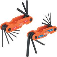Compact Folding Hex Key Set, 17 Pcs., Metric & Imperial Auto-Cam