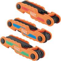 Compact Folding Hex Key Set, 25 Pcs., Metric & Imperial/Torx&reg; Auto-Cam