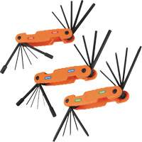 Pro Folding Hex Key Set, 31 Pcs., Metric & Imperial/Torx&reg; Auto-Cam