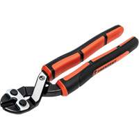 Compact Wire & Bolt Cutter, 8-1/2" L, Angle Cut Auto-Cam