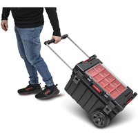 Coffre &agrave; outils roulant Arx, 23-4/5" x 16" x 15-3/5", Noir Auto-Cam