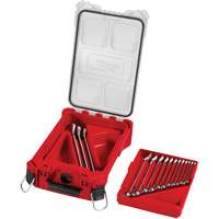 SAE Wrench Set with PackOut Compact Organizer, Combination, 15 Pieces, Imperial Auto-Cam