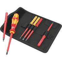 Kraftform Kompakt VDE 7 Imperial Bit-Holding Screwdriver & Blades, 1000 V, 6 Pcs Auto-Cam
