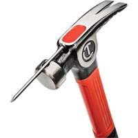 General Purpose Hammer, 16 oz., Fibreglass/Cushion Handle, 14" L Auto-Cam