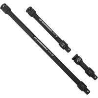 3-Piece Impact Locking Extension Set, 3/8" Drive, Manganese Phosphate Finish, 3 Pcs Auto-Cam