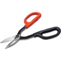 Straight Pattern Tinner Snips, 2" Cut Length, Straight Cut Auto-Cam