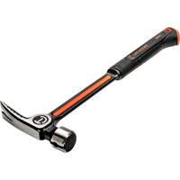 Milled-Face Framing Hammer, 28 oz., Solid Steel Handle, 16" L Auto-Cam