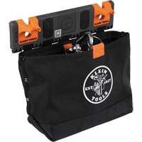 Module de poche pour quincaillerie avec crochet en S Bucket Work Centre, Nylon, 1 pochettes, Noir/Orange Auto-Cam