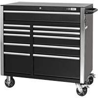 HDCC-4115 HD Series Toolbox Combo, 21-1/2" D x 44-1/5" W x 63-3/10" H, Black Auto-Cam