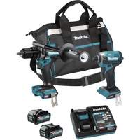 Ensemble 2 outils &agrave; moteur sans balai XGT, Lithium-ion, 40 V Auto-Cam