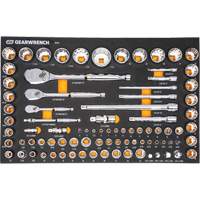 Mechanics Tool Set in Modular Foam Trays with Storage Unit, 194 Pieces Auto-Cam