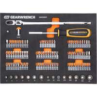 Mechanics Tool Set in Modular Foam Trays with Storage Unit, 194 Pieces Auto-Cam