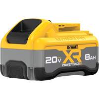 MAX* XR POWERPACK Battery, Lithium-Ion, 20 V, 8 Ah Auto-Cam