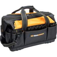 Sac &agrave; outils de 20" pour les professionnels, Nylon, 33 pochettes, Noir/Orange Auto-Cam