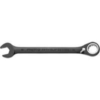 Metric Spline Combination Reversible Ratcheting Wrench, Black/Chrome Finish Auto-Cam