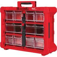 PACKOUT Tilt Bin Organizer, 15-1/5" x 19-7/10" x 6-7/10", Black/Red Auto-Cam