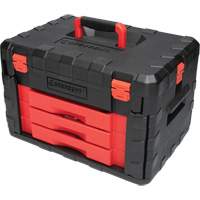 1/4", 3/8" & 1/2" Mechanics Hand Tool Set with 3-Drawer Storage Case Auto-Cam