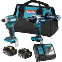 Ensemble 2 outils &agrave; moteur sans balai LXT, Lithium-ion, 18 V Auto-Cam