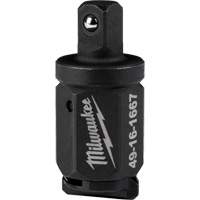 Adaptateur d'enclume pour cl&eacute; &agrave; rochet polygonale INSIDER, Prise 1/4", Douille 1/4", 0,55" lo, Sph&eacute;rique Auto-Cam