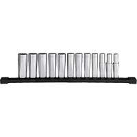 12-Point Deep Well Metric Socket Set, 12 Pcs, 3/8" Drive Size, Deep Auto-Cam