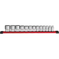 12-Point SAE Socket Set, 13 Pcs, 1/2" Drive Size Auto-Cam