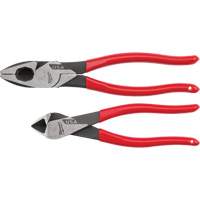 Dipped Grip Cutting Pliers Set, 2 Pieces Auto-Cam