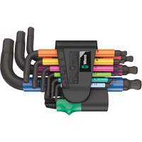 950/9 Hex-Plus Multicolour 2 L-Key Set, 9 Pcs., Metric Auto-Cam