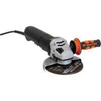 BIG 6 PS Brushless Angle Grinder, 6", 120 V, 15 A, 9600 RPM Auto-Cam