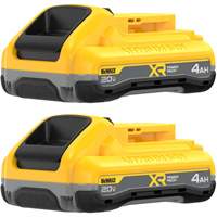 MAX* XR POWERPACK Batteries, Lithium-Ion, 20 V, 4 Ah Auto-Cam