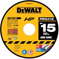 Meule &agrave; tronçonner polyvalente, 4" x 0,45", Arbre de 5/8", Type 1, Oxyde d'aluminium Auto-Cam