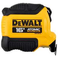 ATOMIC COMPACT SERIES Tape Measure, 16', Imperial Graduations Auto-Cam