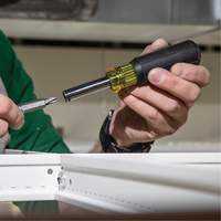 11-in-1 Magnetic Screwdriver / Nut Driver, Cushion Grip Handle Auto-Cam