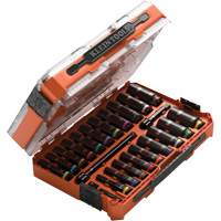 KNECT Drive Socket Set, 23 Pcs, Impact, 3/8" Drive Size, Deep Auto-Cam