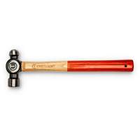 Ball Pein Hammer, 24 oz. Head Weight, Polished Face, Wood Handle Auto-Cam