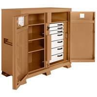 Armoire de chantier mod&egrave;le 112 avec cadenas, Acier, 54,9 pi³, Havane Auto-Cam