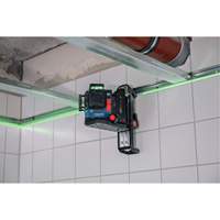 Laser dalignement/nivellement 360 connect&eacute; &agrave; faisceau vert &agrave; trois points Auto-Cam