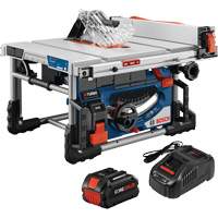 PROFACTOR 18V 8-1/4 In. Portable Table Saw Kit, 18 V, 5500 RPM Auto-Cam