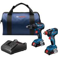 2-Tool Combo Kit, Lithium-Ion, 18 V Auto-Cam