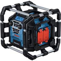 Radio de chantier avec Bluetooth 5.0 et station dalimentation, Lithium-ion, 18 V Auto-Cam