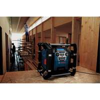 Radio de chantier avec Bluetooth 5.0 et station dalimentation, Lithium-ion, 18 V Auto-Cam