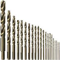 Drill Bit Set, 21 Pieces, Cobalt Auto-Cam