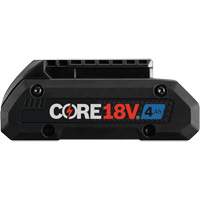 CORE18V&reg; Advanced Power Battery, Lithium-Ion, 18 V, 4 A Auto-Cam