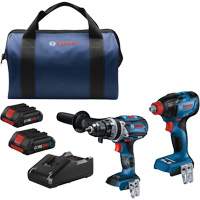 2-Tool Combo Kit, Lithium-Ion, 18 V Auto-Cam