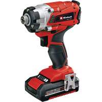 Cordless Impact Driver Kit, 1/4", 1240 in-lbs Max. Torque, 18 V, Lithium-Ion Auto-Cam